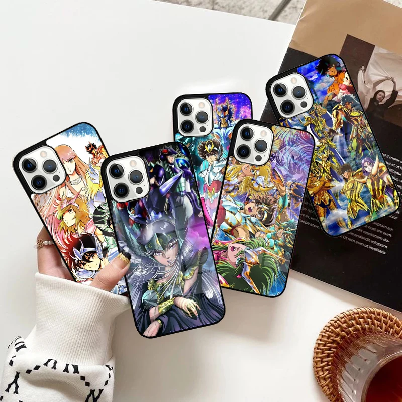 Saint Seiya Knights Of The Zodiac Phone Case Magnetic for iPhone 15 16 14 13 Pro Max 11 12 Mini Magsafe Wireless Charging Cover