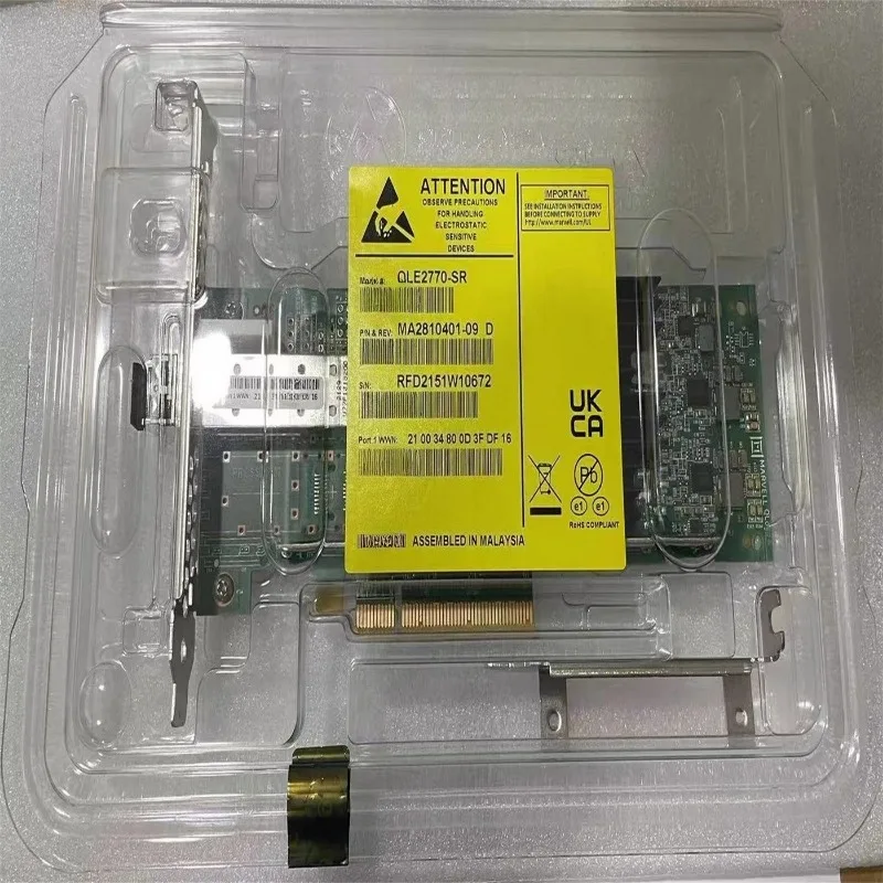 Parts are suitable for brand new original Qlogic QLE2770-SR 32Gb single port FC fiber card HBA card, memory card