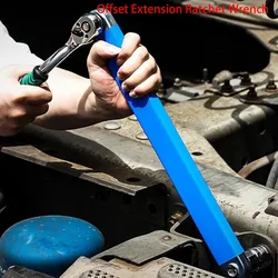 Extension Ratchet Wrench Long Rotary Key Torque Large Impact Socket Spanner Tight Spaces Automotive Tools 1/2