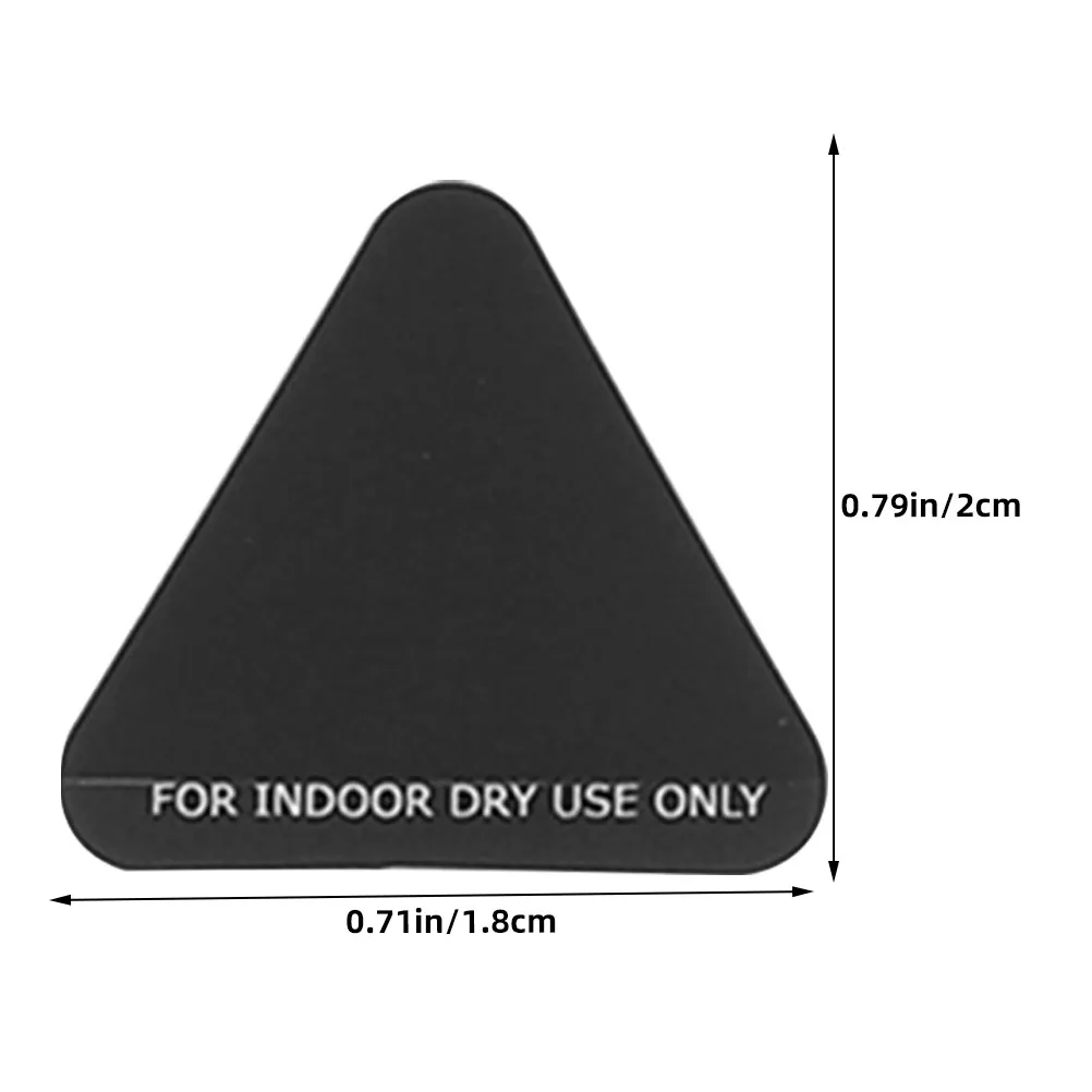 10Pcs Heat Sensitive Warning Stickers Color Changing Scald Warning Labels High Temperature Surface Safety Decals