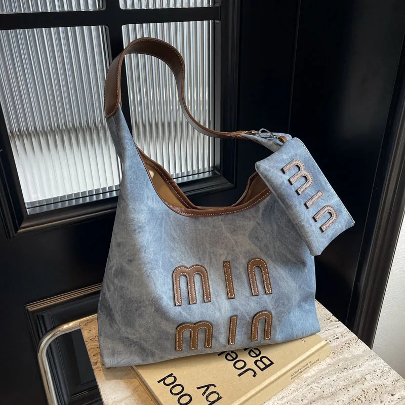 Luxury Brand Women's Bag Tote 2024 Winter New Underarm Bag Fashion Female Handbag Satchel Designer Shoulder Bags with Coin Purse