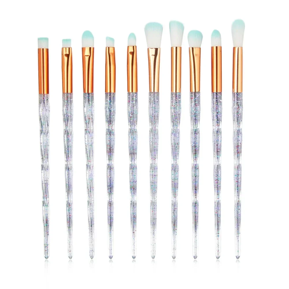 Set di pennelli per trucco: set di pennelli glitter professionali da 20 pezzi per fondotinta, correttore, ombretto, fard, labbra