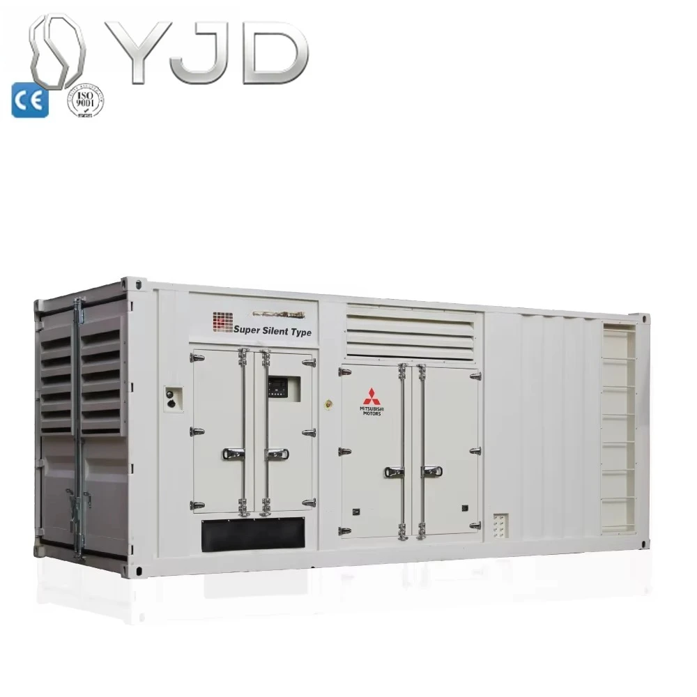 High Quality Diesel 650 KVA Generator Set Mitsuishi Engine Model S6R2-PTA-C Leroy Somer Alternator Auto Open Frame ATS