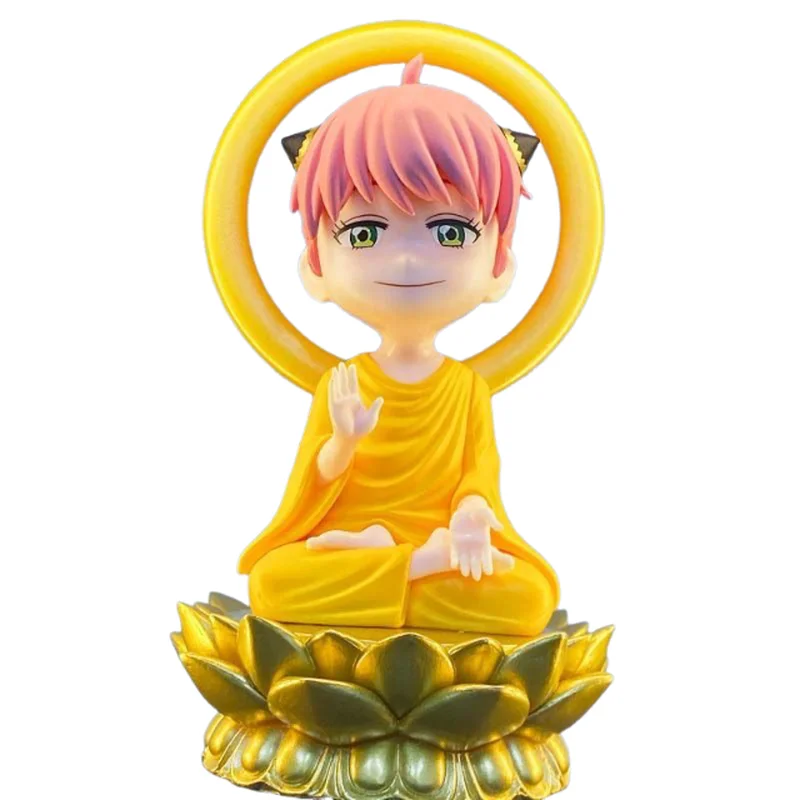 

Anya Cosplay Buddha Figure Anime Themed Home Decor Collectible Model Gift For Fans Of Animation Derivatives And Toy Figures