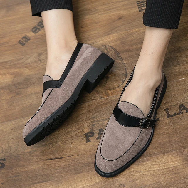 Classic Brand Soft Sole Comfortable Flat Shoes for Men s Commuting Work Shoes Elegant Men s Business Shoes Big Size 38 48 AliExpress
