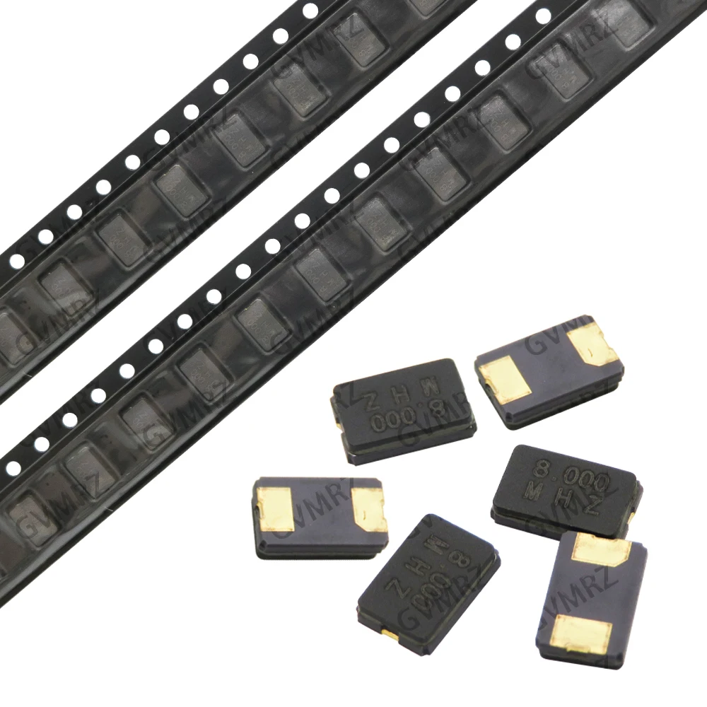 10PCS 20MHz 24MHz 5032 SMD 2Pin Passive Crystal Oscillator - High Precision Quartz Resonator 8MHZ 20MHz 24MHz