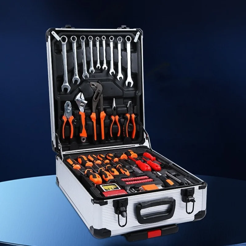 186 Piece Luggage Auto Repair Tool Set Car Machine Hardware Tool Set Repair Multi-Tools