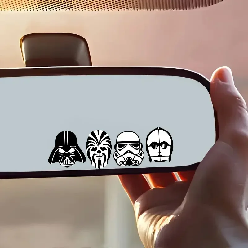 1PC "Star Wars Villains" Sticker Set for Car Motorcycle Styling Decoration Sci - Fi - Themed Decal Accessory