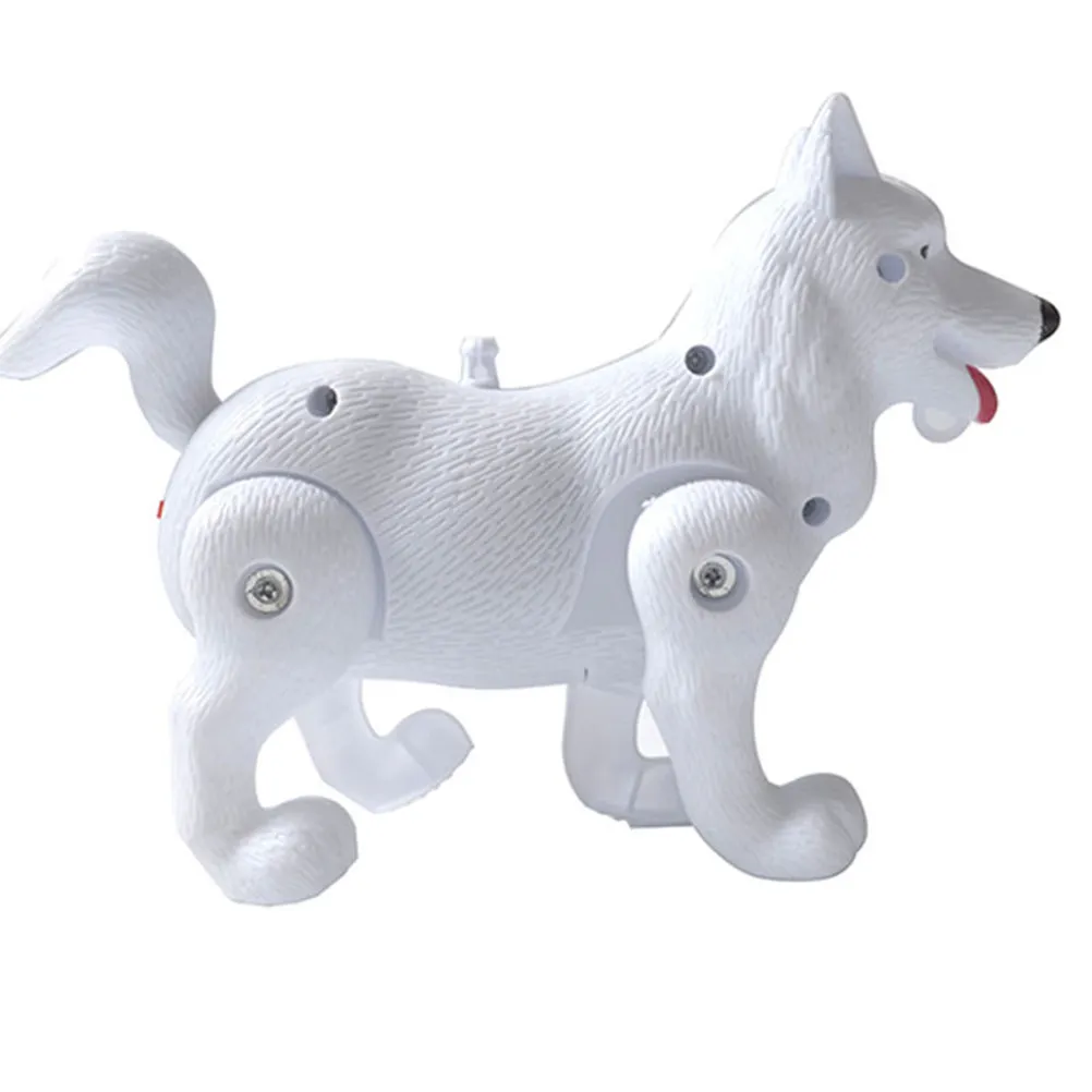 

1Pcs Electric Dog Luminous Wolfhound Shape Music Light Up Colorful Fun Educative Baby Development Gift Hand Eye Flexibility