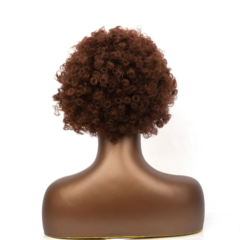 Clown Afro couvre-chef Halloween balle habiller chapeaux gros cheveux bouclés fête femme vêtements accessoires costume cheveux courts et lunettes