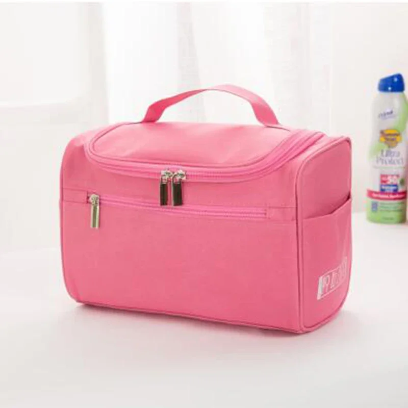 Women's Cosmetic Bag Leather Cosmetic Cute Bulk Pink Beauty Small Make Up Professional Makeup Case Waterproof Toiletry Beauty