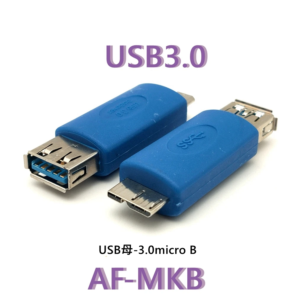 USB 3.0 A female/male to micro 3.0 female printer port micro B adapter converter expansion plug connector AF BIN 1PCS