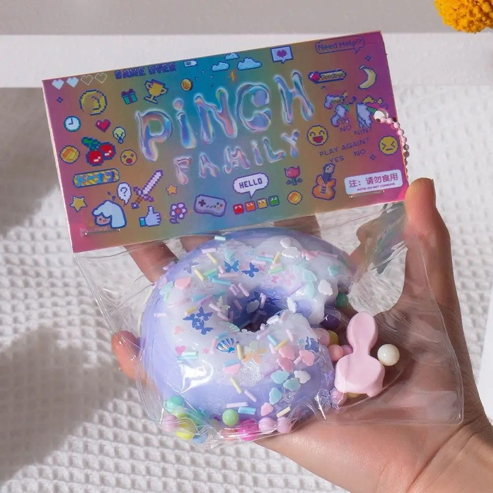 Criatividade gigante squeeze gap donut brinquedos macio pegajoso beliscar e descompressão brinquedo espremer brinquedo abreact alívio relaxar brinquedos