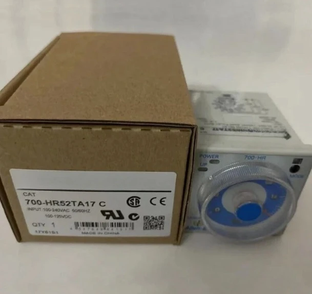 

Абсолютно новое оригинальное реле времени 700-HR52TA17 700HR52TA17. Быстрая доставка.