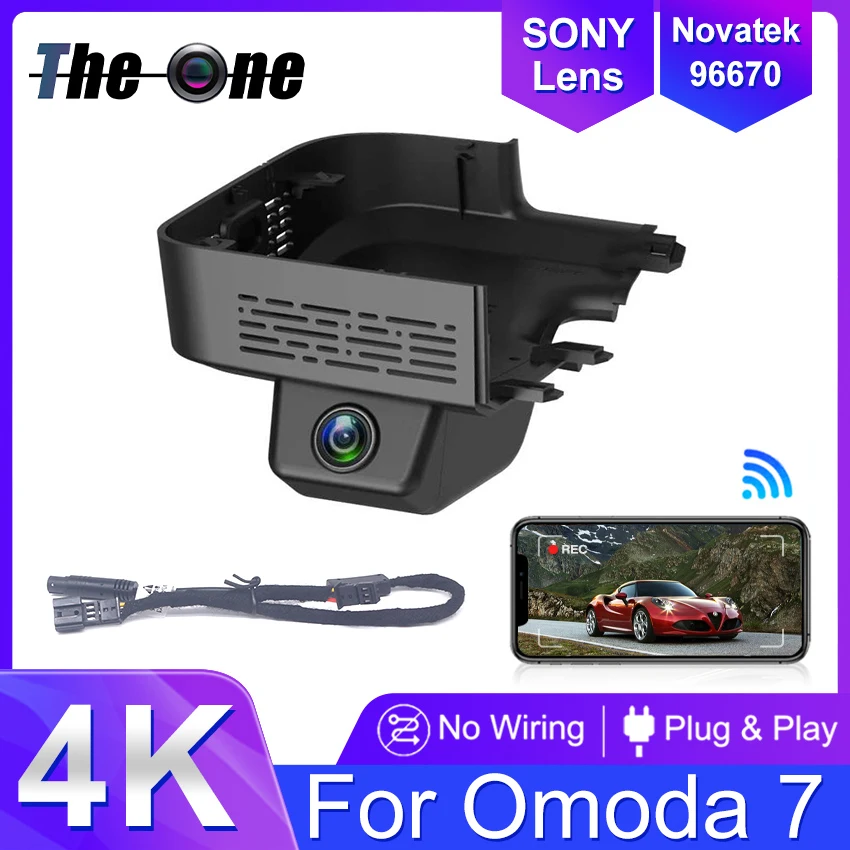 New! 4K Plug and play Front and Rear Dash Cam Car Camera Recorder Dashcam WIFI Car Dvr Recording Devices For Omoda 7 Omoda7 2026