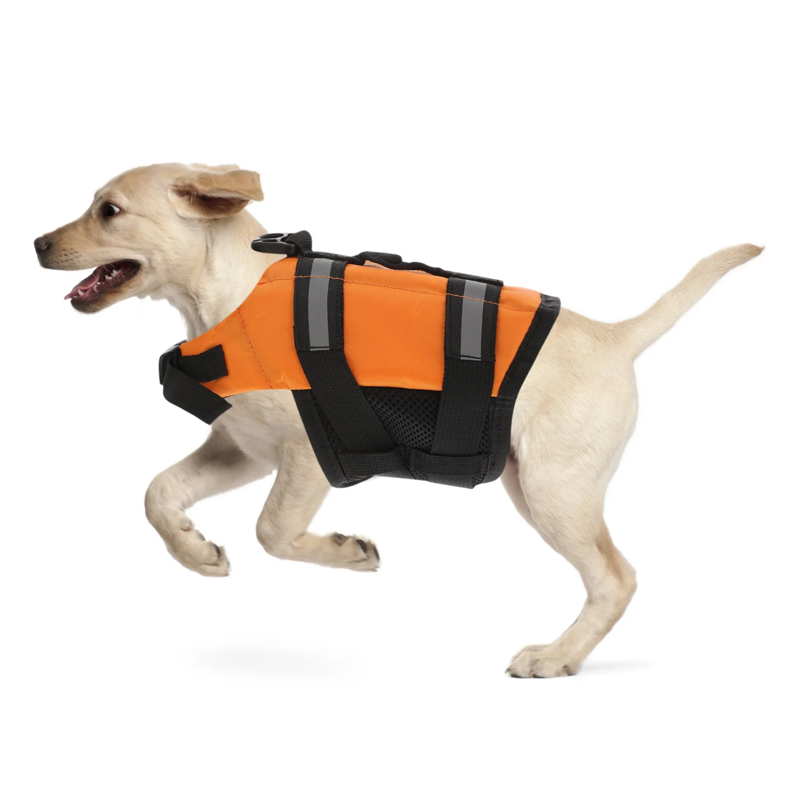 

Jacket Xxs Orange Fabric Heavy Duty Build Reflective Strips Quick Release Buckles D Ring Leash Loop Comfortable