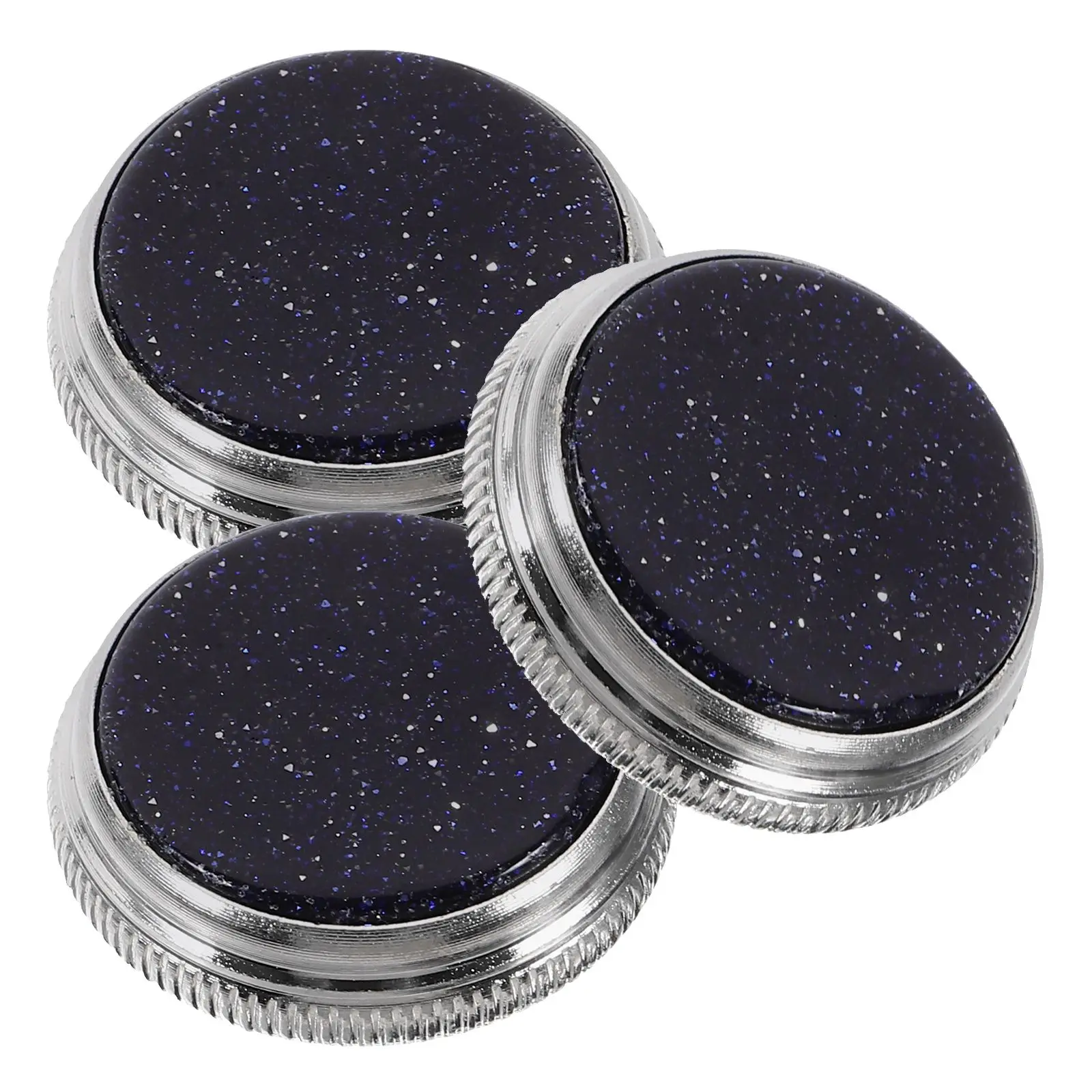 

3 Pcs Piston Buttons Blue Sandstone Trumpet Press Replace Musical Instrument Buckle Durable Repair Suitable for Trumpet Long Use