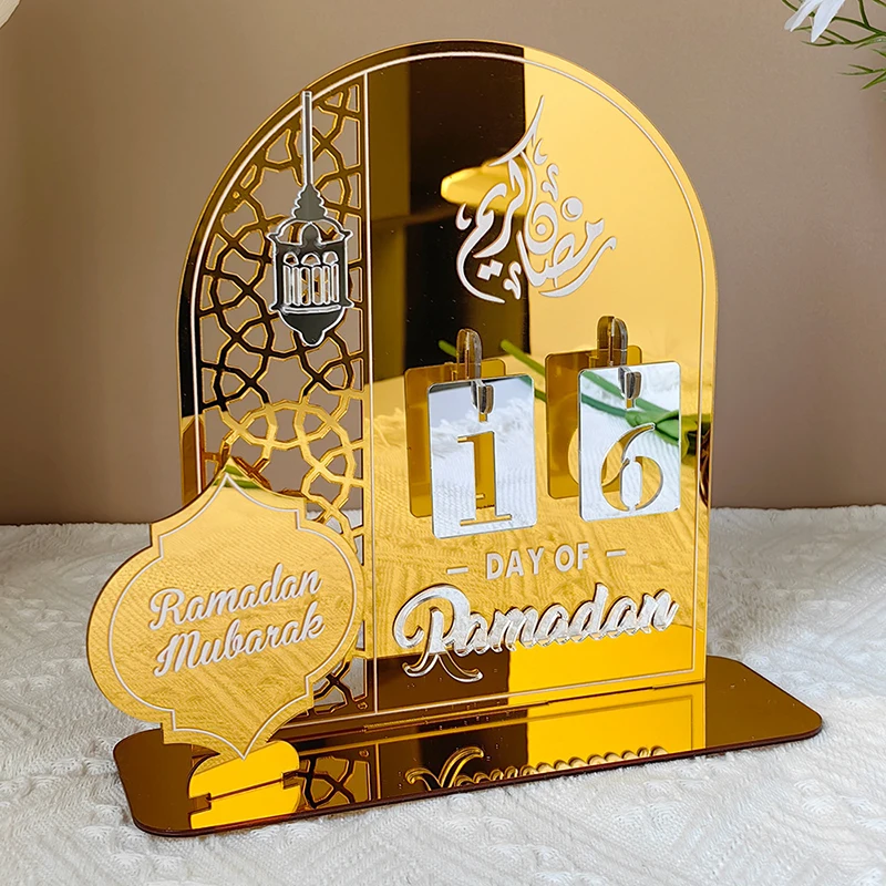 

Eid Mubarak Countdown Calendar Gift Day Of Ramadan Calendar With Base Replacing Numbers 2024 For Home Islamic Muslim Party Decor