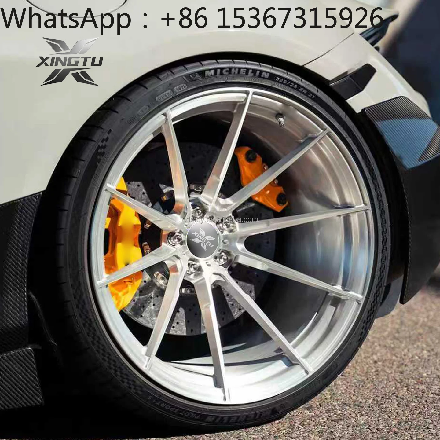 18 19 20 21 22 Inch Silver Concave Forged Rims 5X112 5X120 Racing Car Wheels