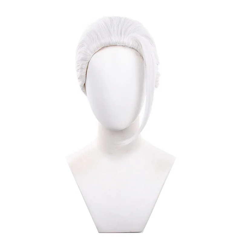 Anime Sakamoto Days Taro Sakamoto Cosplay Wig Silvery White Hair Glasses Assassin Halloween Party for Women Men Props Accessory
