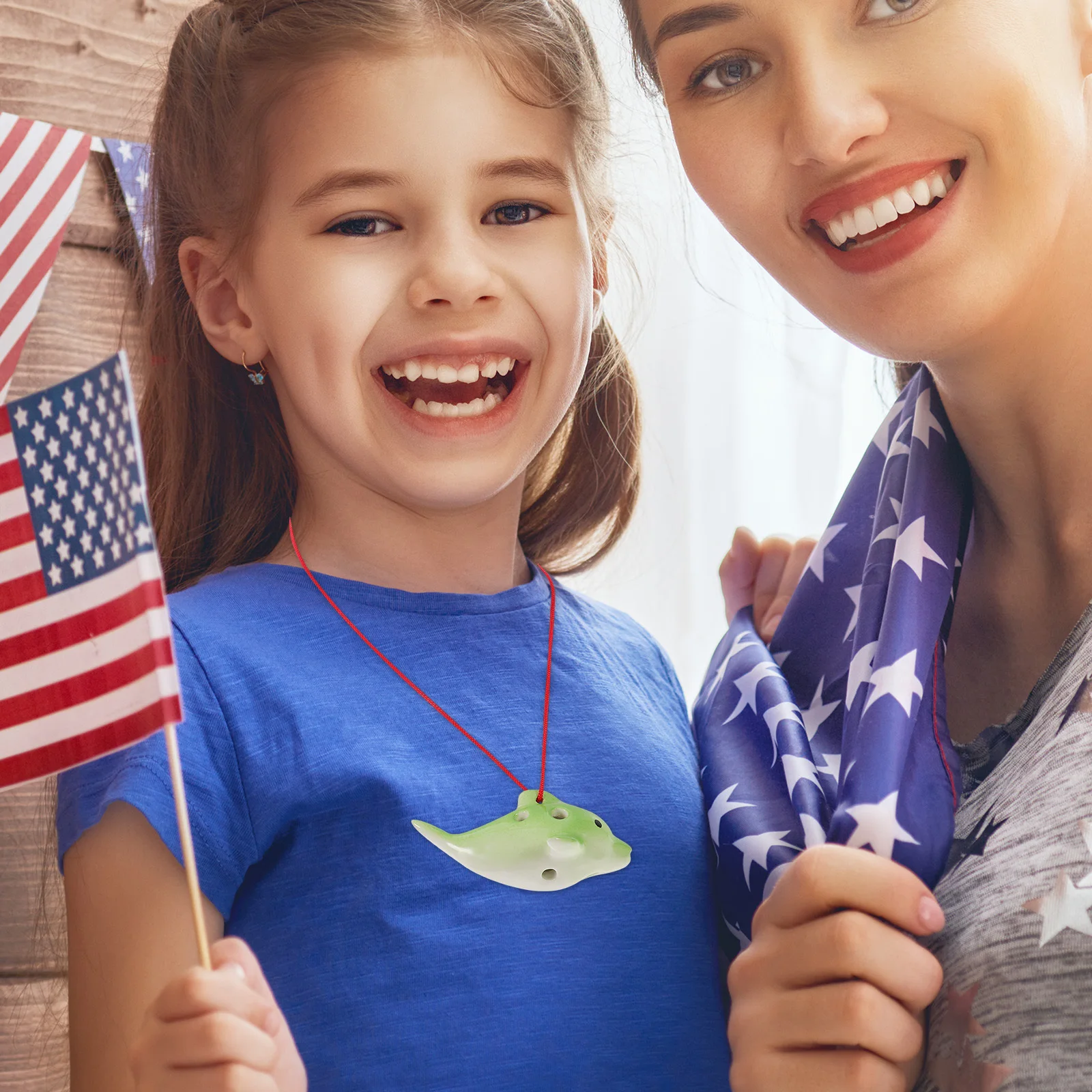 

6-Holes Ceramic Ocarina Portable Creative Beginner Practice Musical Instrument Mini Ocarina for Wind Instrument