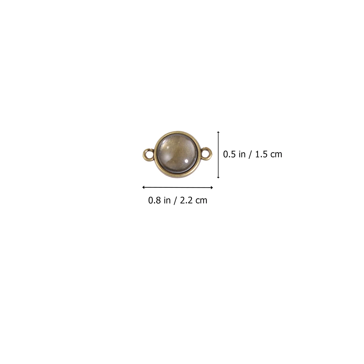 

5 PCS Bracelet White Embryo Accessories Alloy Pendant Charm Jewelry Cork Base DIY Charms