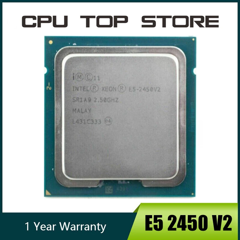Intel Xeon E5 2450V2 2450 V2 2.5GHz 8-Core 16-Thread CPU Processor