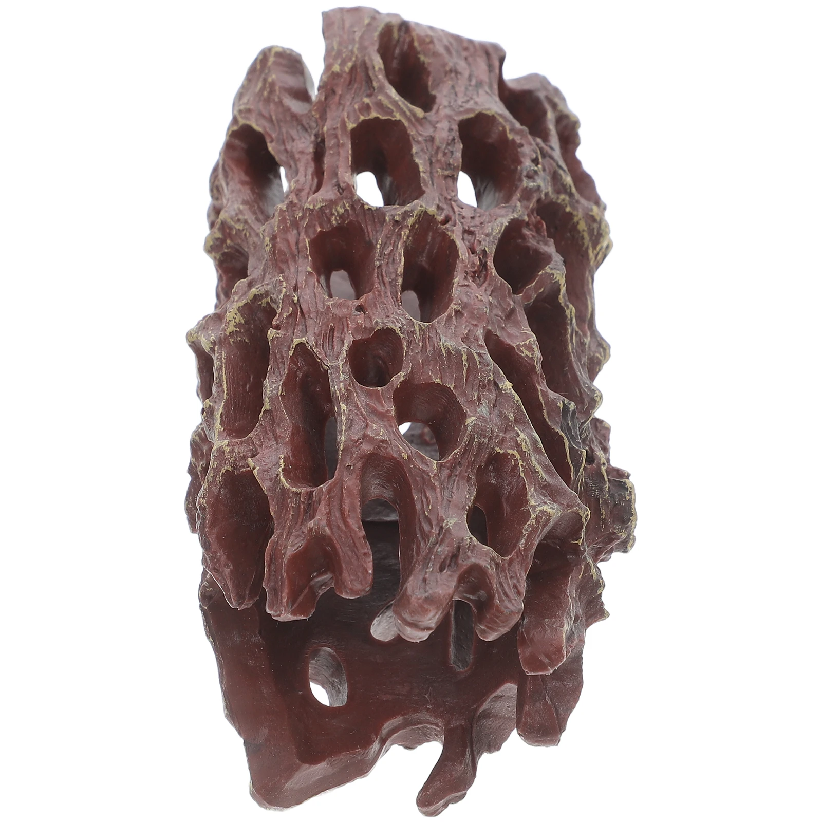 

Resin Fish Shrimp Hideout House Aquarium Decor Cave Landscape Ornament Small Hiding Place Safe Shelter Breeding Reptile Tree