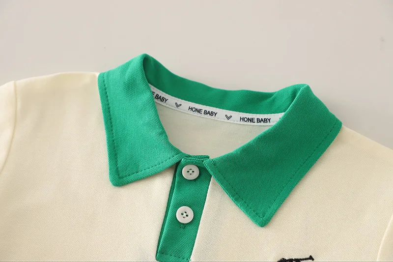 New Summer Suits for Baby Classic PatternKids Short Sleeve Polo TShirts + Shorts 2pcs/sets Toddler Boy Casual Fashion Clothing