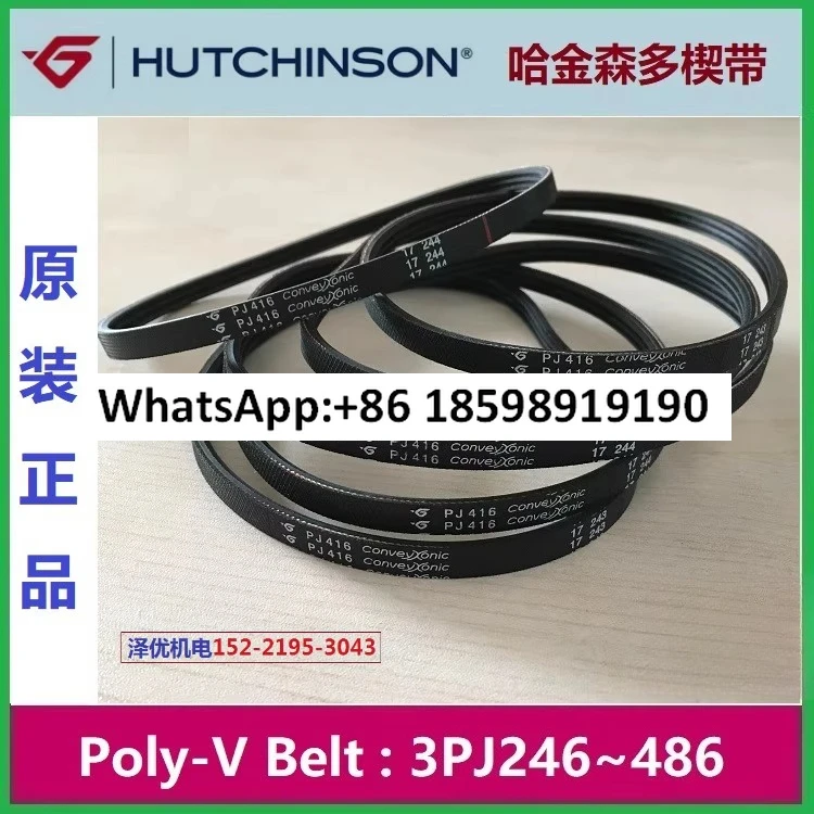 

3PJ286 multi-wedge belt 3PJ290 special 3PJ302 roller conveyor belt 3PJ314