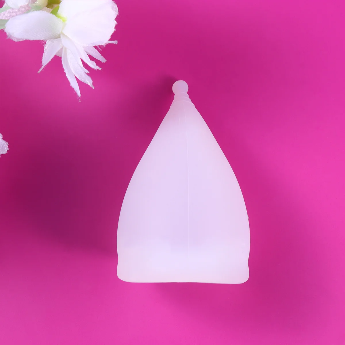 

2Pcs Silicone Menstrual Cup Leakproof Women Feminine Soft Flexible Menstrual Care Cup Comfortable for Swimming Hiking