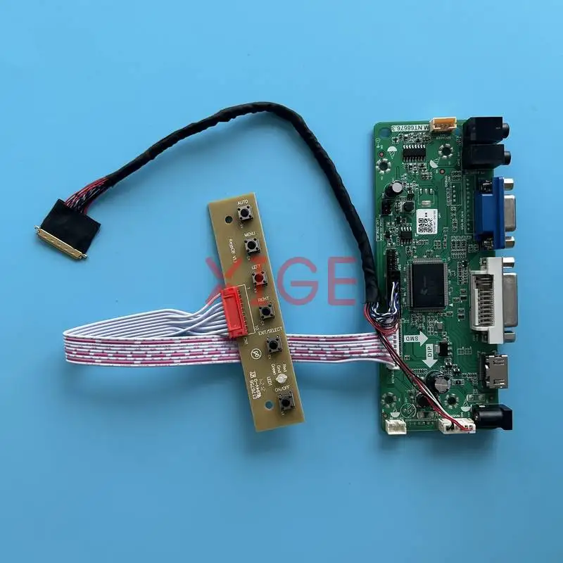 

Drive Controller Board Fit LP156WHB LP156WHA LP156WHU LP156WH9 Monitor Screen 40 Pin LVDS HDMI+DVI+VGA 1366x768 1366*768 DIY Kit