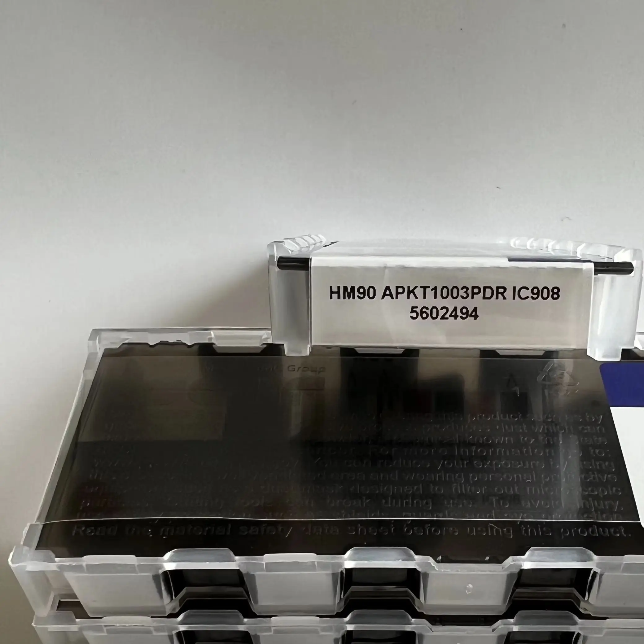 

Hard alloy cutting blades HM90APKT1003PDR IC908