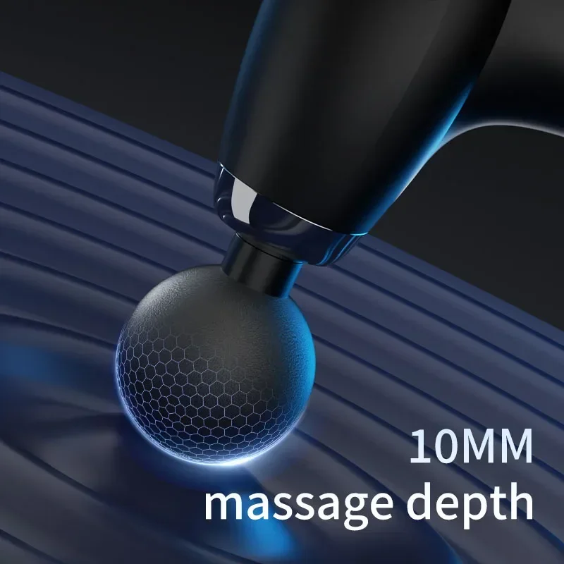 Multifunktionale Faszienpistole mit verlängertem Griff, Percussion-Rückenmassagegerät zur Muskelentspannung, Rücken- und Taillen-Körpermassage