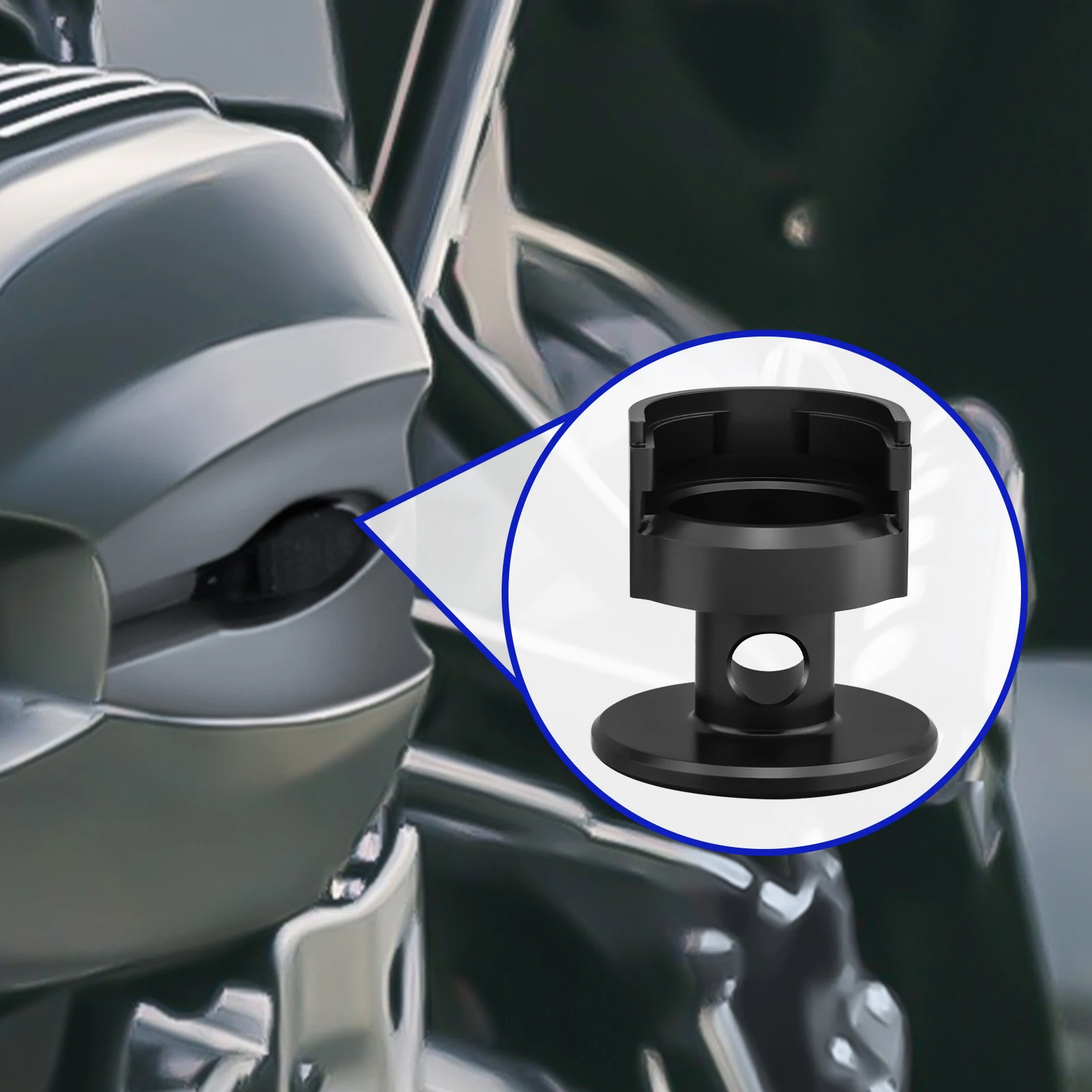 GMIPIX Motorrad-Zündkerzenspulen-Entfernungswerkzeug, kompatibel mit BMW R1200/R/RT/GS R1250 F650GS F800 Zündspulen-Pack-Abzieher – Detail 2