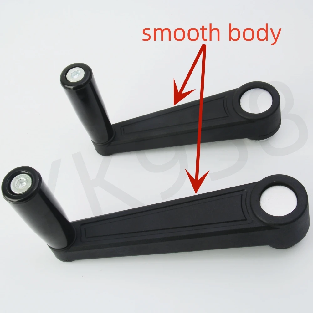 YK938-B Nylon Square Hole Rocker Handle Non-Collapsible Knob Handles For Woodworking Machinery