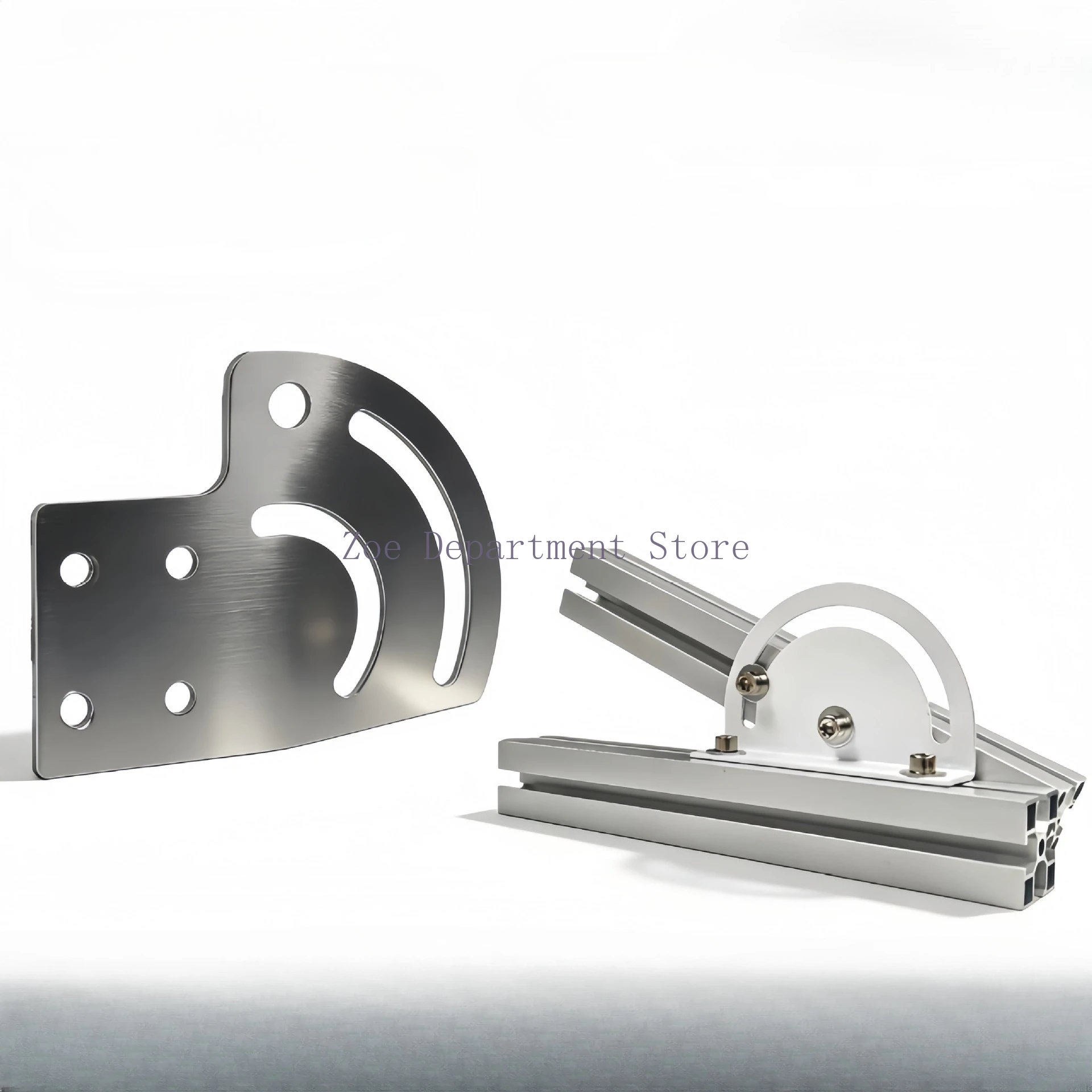 2pcs Industrial aluminum profile angle adjustment plate connector plate corner right angle connector