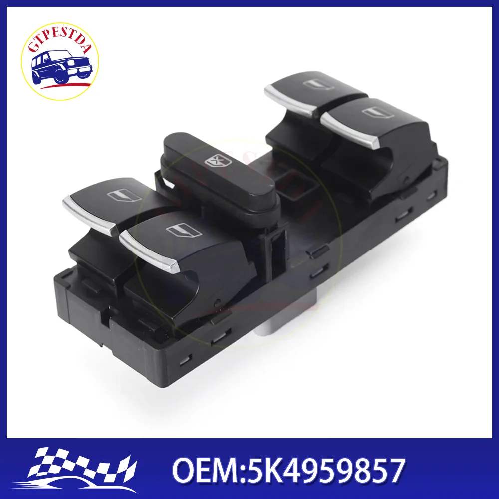 

Left Front Driver Side Window Master Control Switch for VW Touran Tiguan Passat B6 B7 CC Golf Mk5 MK6 Jetta III 5ND959857