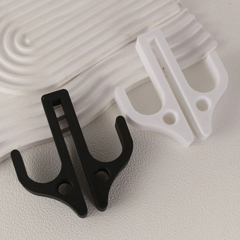 Portable Shower Hook Multi-functional Clamp Design Clamp Hook Waterproof Glass Door Compatible Bathroom Hook for 8mm Glass Door