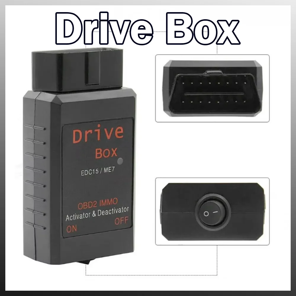 

Drive Box Edc15/me7 Obd Obd2 Immobilizer Immo Activator & Deactivator Car Key Decoder Edc15 Control For Diesel Engines Universal