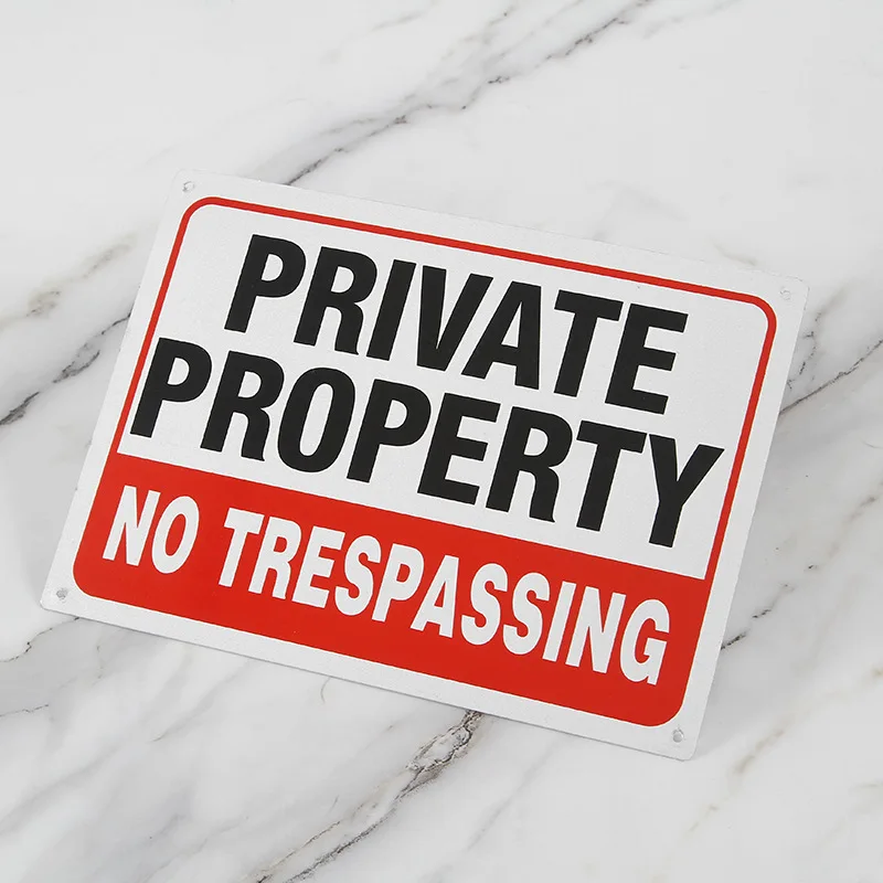 Warning Sign Security Camera Sign Reflective Safety Sign No Trespassing Sign Outdoor Home Security Camera Sign Warning Effect