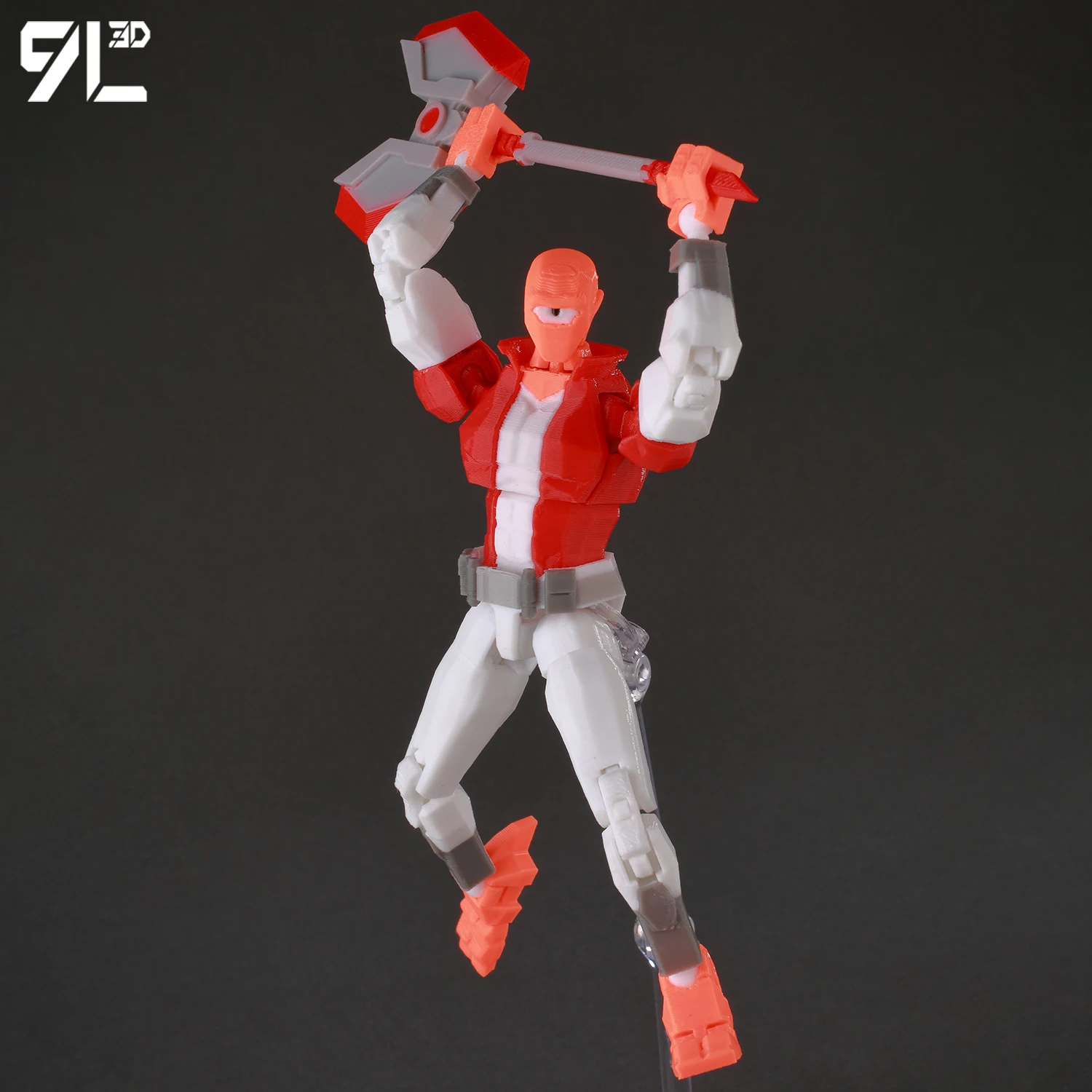 

9L3D Titan13 Action Figure Set 3D Printed Action Figure Multi Jointed Robot Toy with Storage Box Collectible Anime Lucky Dummy13
