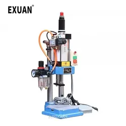 Pneumatic Punching Machine Hand Press Machine Adjustable Force 200KG Pneumatic Puncher 110V/220V Single Column