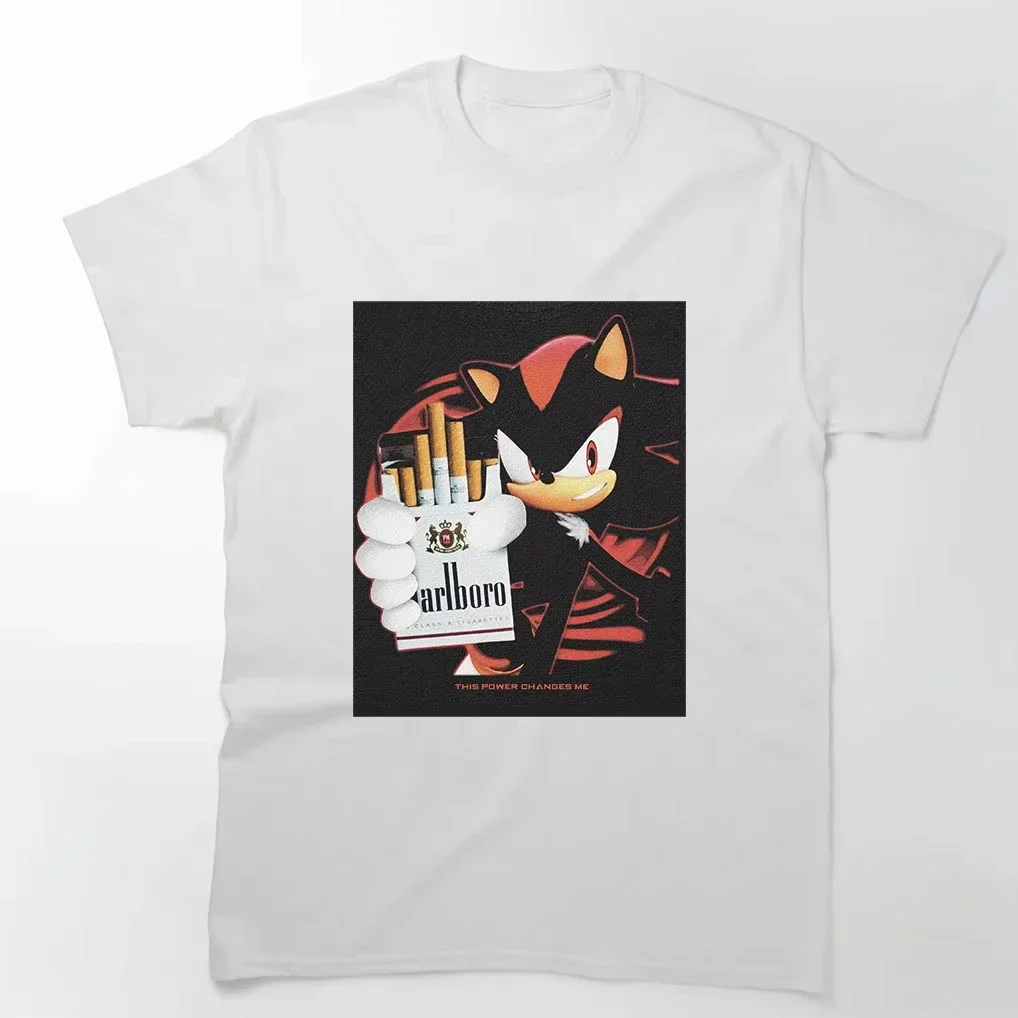 Ultimate Power Sonic Adventure T Shirt Unisex Vintage Graphic Tee Gothic Grunge Y2k Emo Scene Amity Affliction Style Clothes