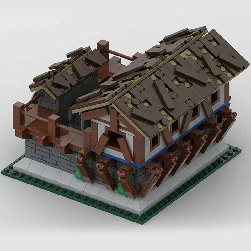Klocki konstrukcyjne Średniowieczny Model Brama Cesarska Techniczne Klocki DIY Zestaw do Składania Zabawki Konstrukcyjne dla Dzieci Prezenty Świąteczne