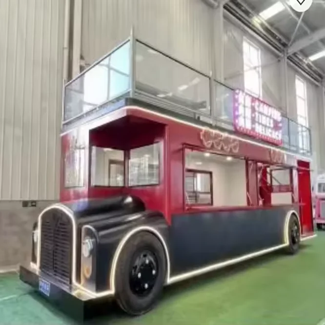 

Custom Mobile Kitchen Fast Food Truck Trailers Fully Equipped Coffee Ice Cream Food Cart Street Food Truck With Full Kitchen
