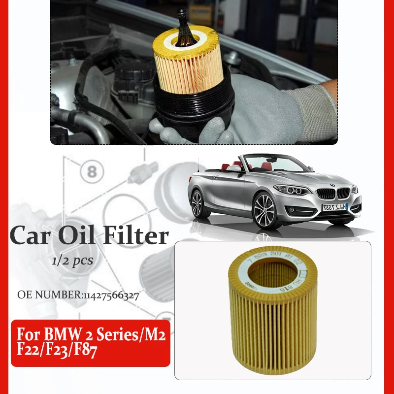 

Car Fuel Filter For BMW 4 Series M4 F32 F36 F82 2013~2020 1142756632 High Quality Oli Solvent Filter Combustible Car Accessories