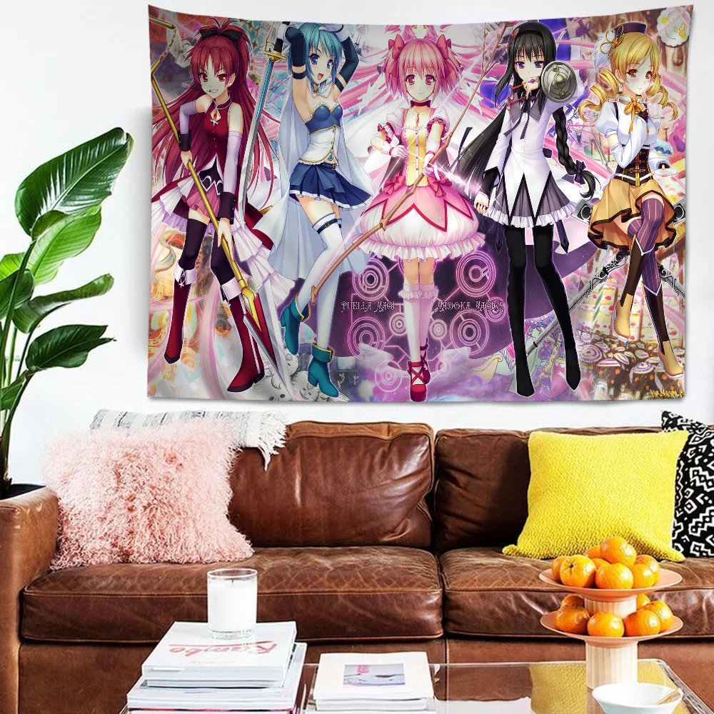 

Puella Magi Madoka Magica Chart Tapestry Home Decoration Hippie Bohemian Decoration Divination Wall Hanging Home Decor