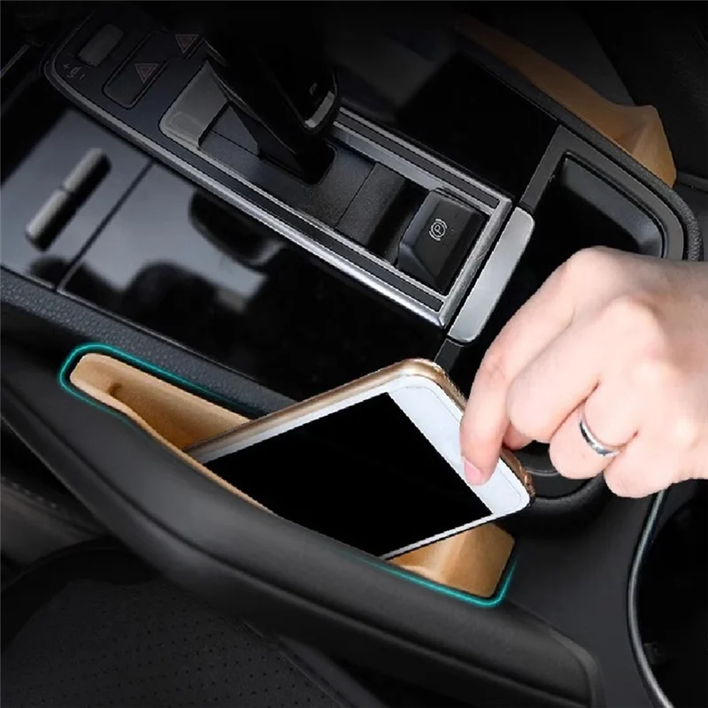 

Efficientt-Car Storage Box Car Center Armrest Storage Box Car Armrest Bracket Storage Bag For Porsche Cayenne 2011-2018