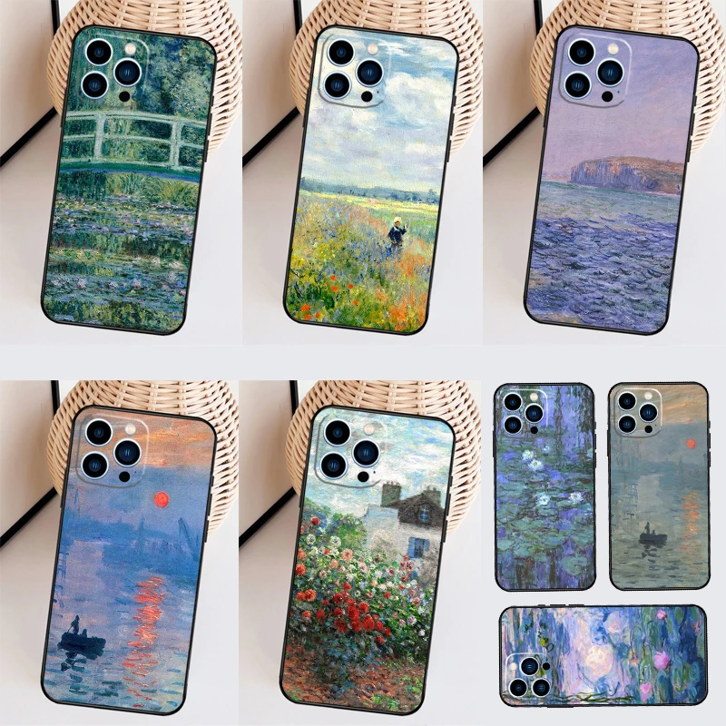 

Чехол Claude Monet Art Painting для OnePlus 10R 12R 13R 10T 8T 11 12 13 для OnePlus Nord 5 CE 2 3 4 Lite N10 N20 N30
